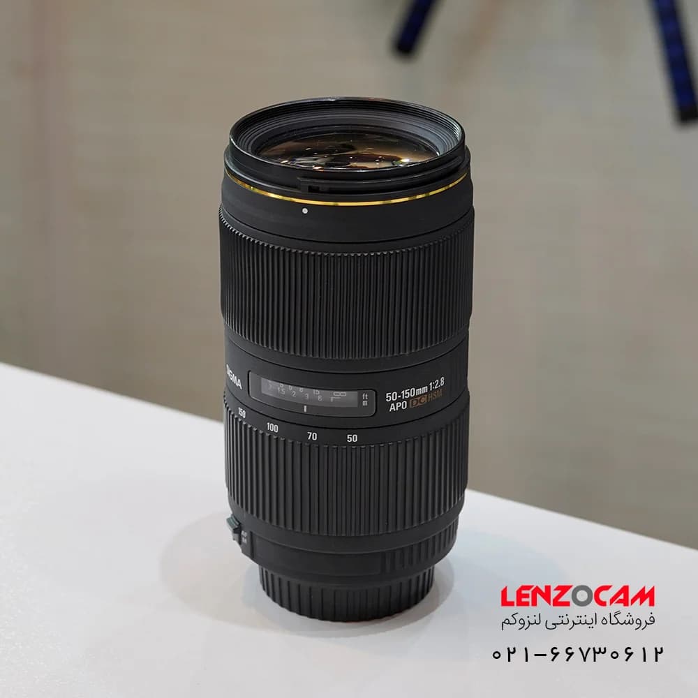 لنز سیگما Sigma 50-150 f2.8 استوک