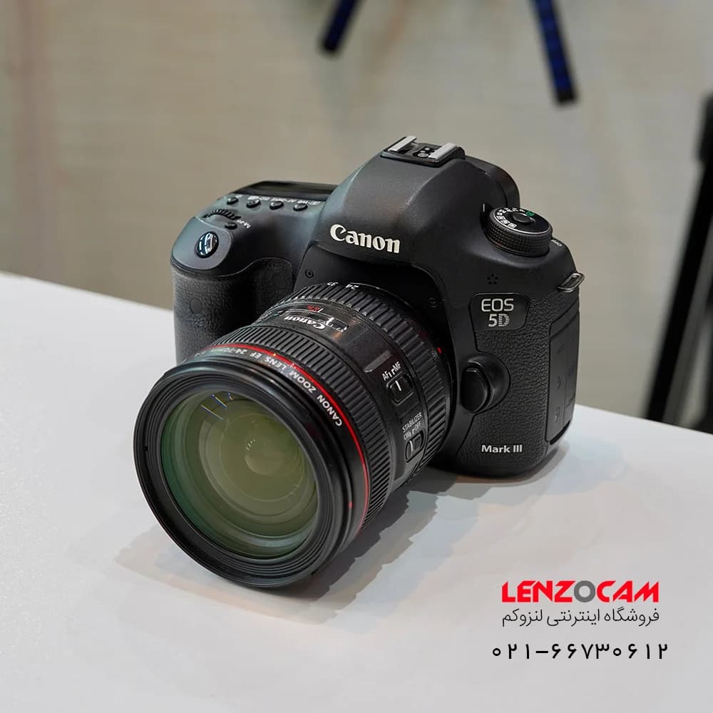 دوربین استوک Canon 5D Mark III به همراه لنز 24-70L f4 — تصویر ۵