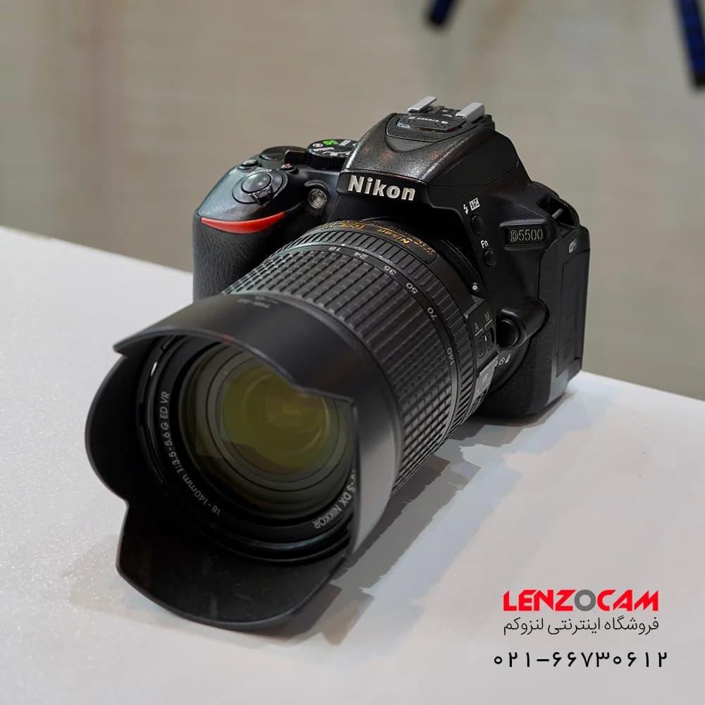 دوربین Nikon D5500 به همراه لنز 140-18 VR استوک — تصویر ۵