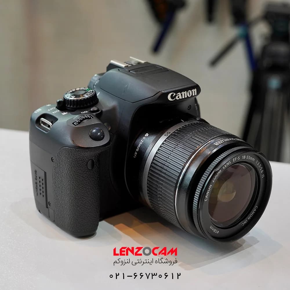 دوربین DSLR Canon EOS 650D با لنز 18-55 استوک — تصویر ۱۲