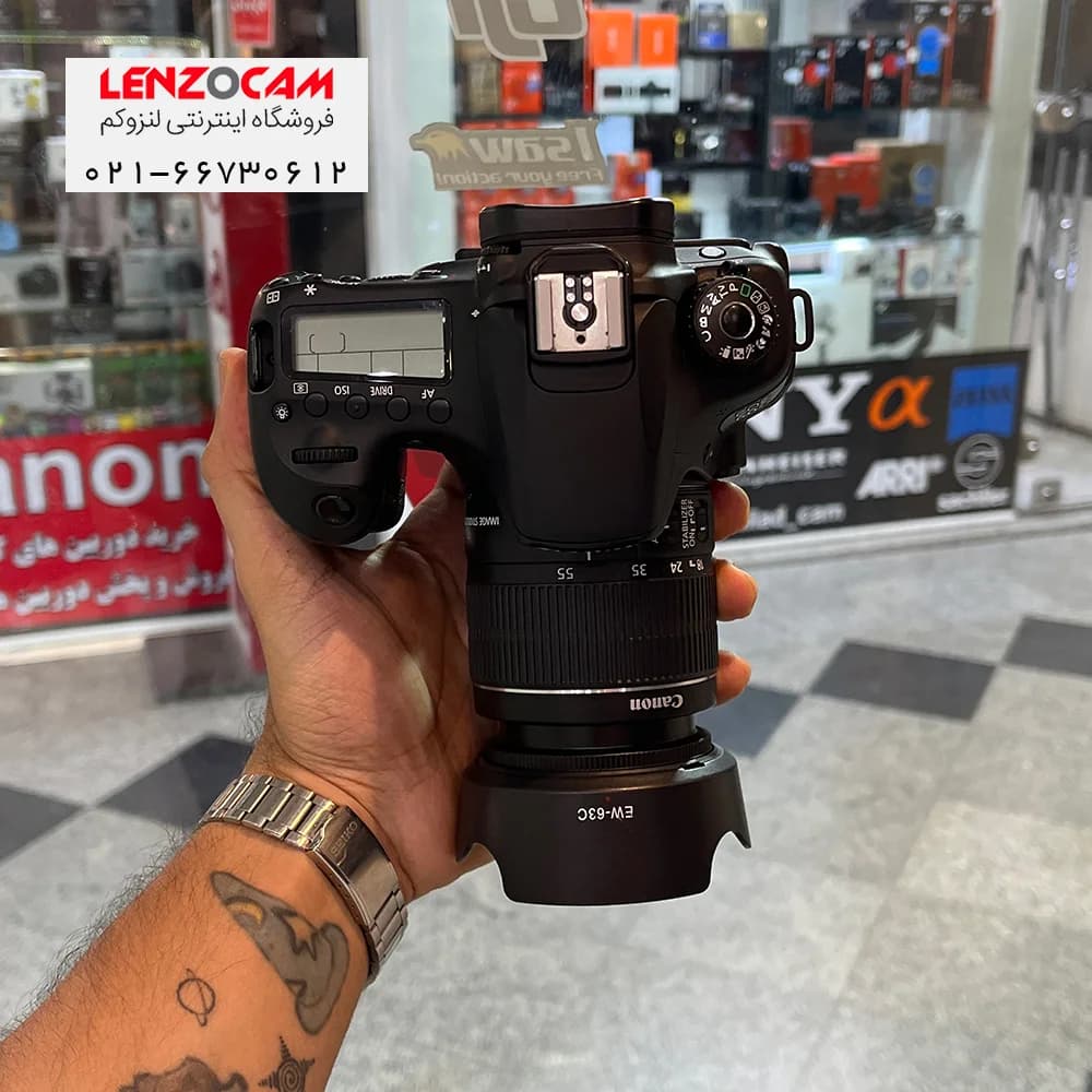 دوربین Canon 60D همراه با لنز 55-18 — تصویر ۲