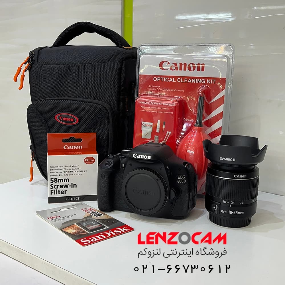 پکیج ویژه Canon 600D 18-55