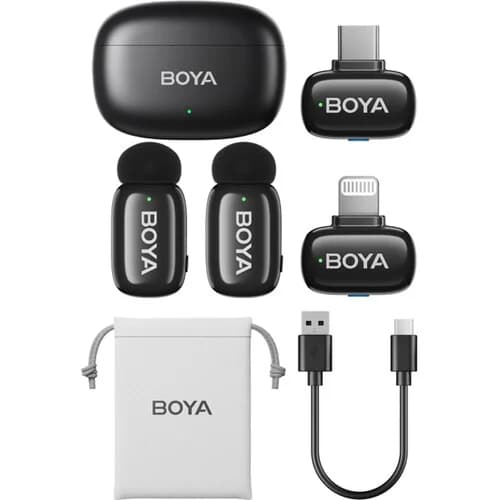 میکروفون بویا مدل Boya Mini 12 Combo مشکی