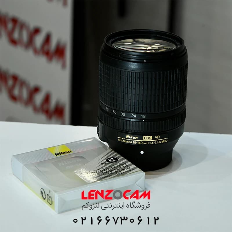 لنز کارکرده نیکون مدل Nikon 18-140