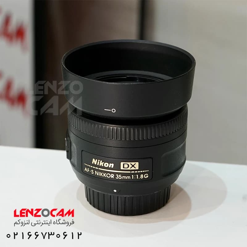 لنز نیکون کارکرده مدل Nikon 35mm F1.8G Lens — تصویر ۲