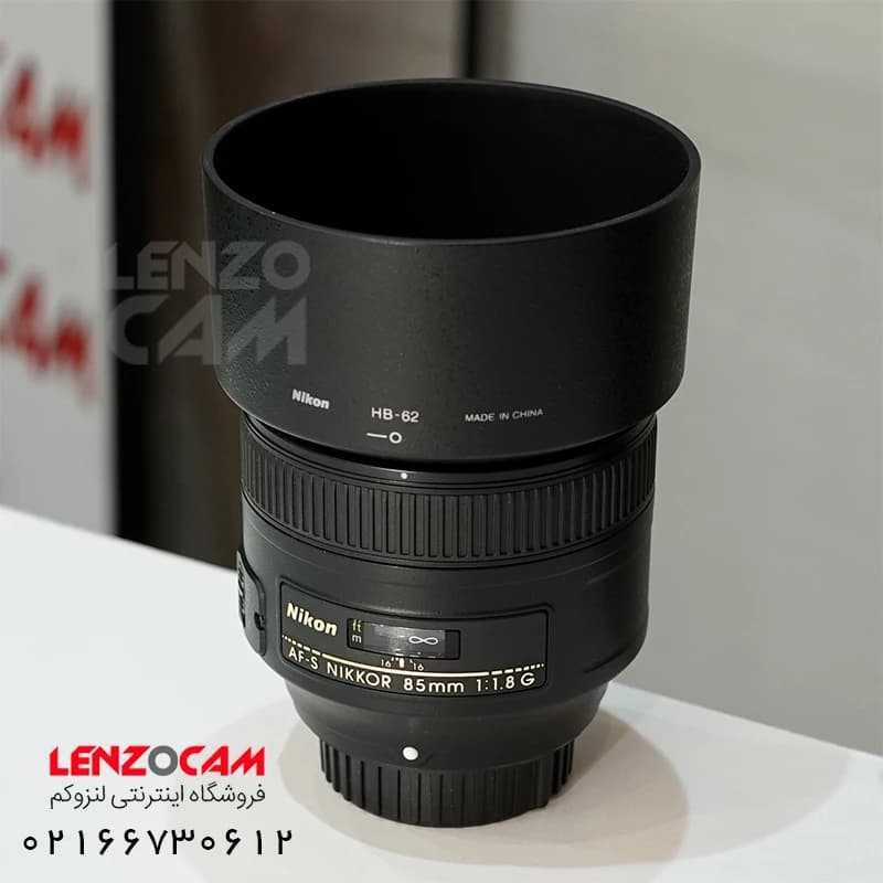 لنز نیکون استوک مدل Nikon 85mm F1.8G Lens