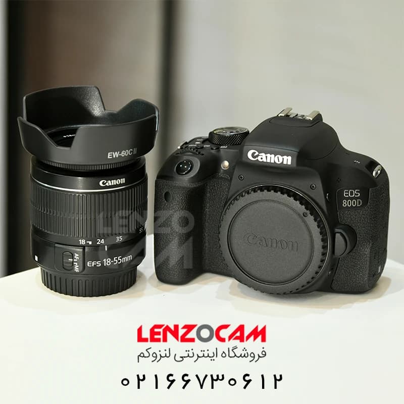 دوربین كانن دست دوم مدل Canon 800D با لنز 135-18 — تصویر ۲