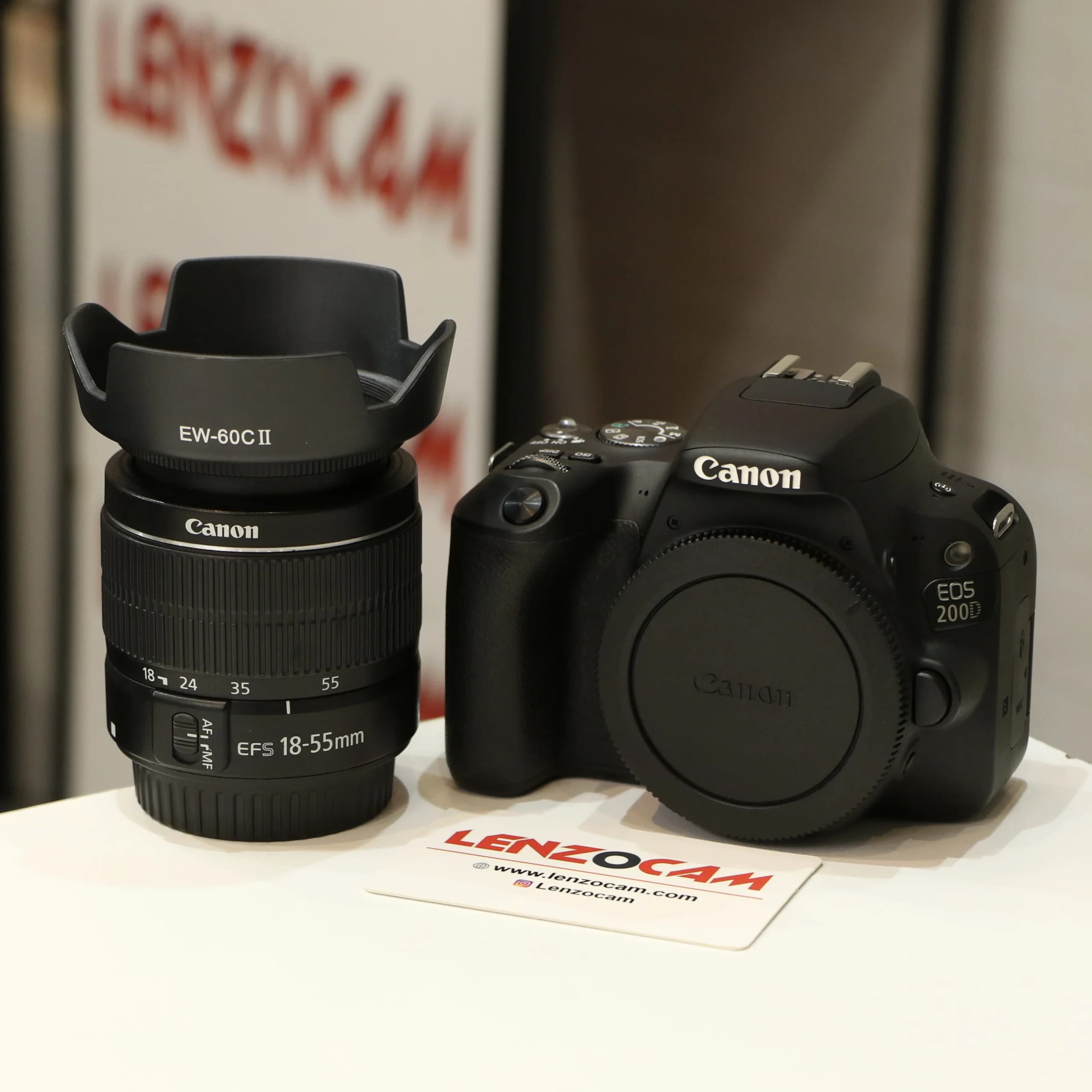 دوربین و لنز استوک كانن مدل Canon 200D + 18-55 Lens — تصویر ۳