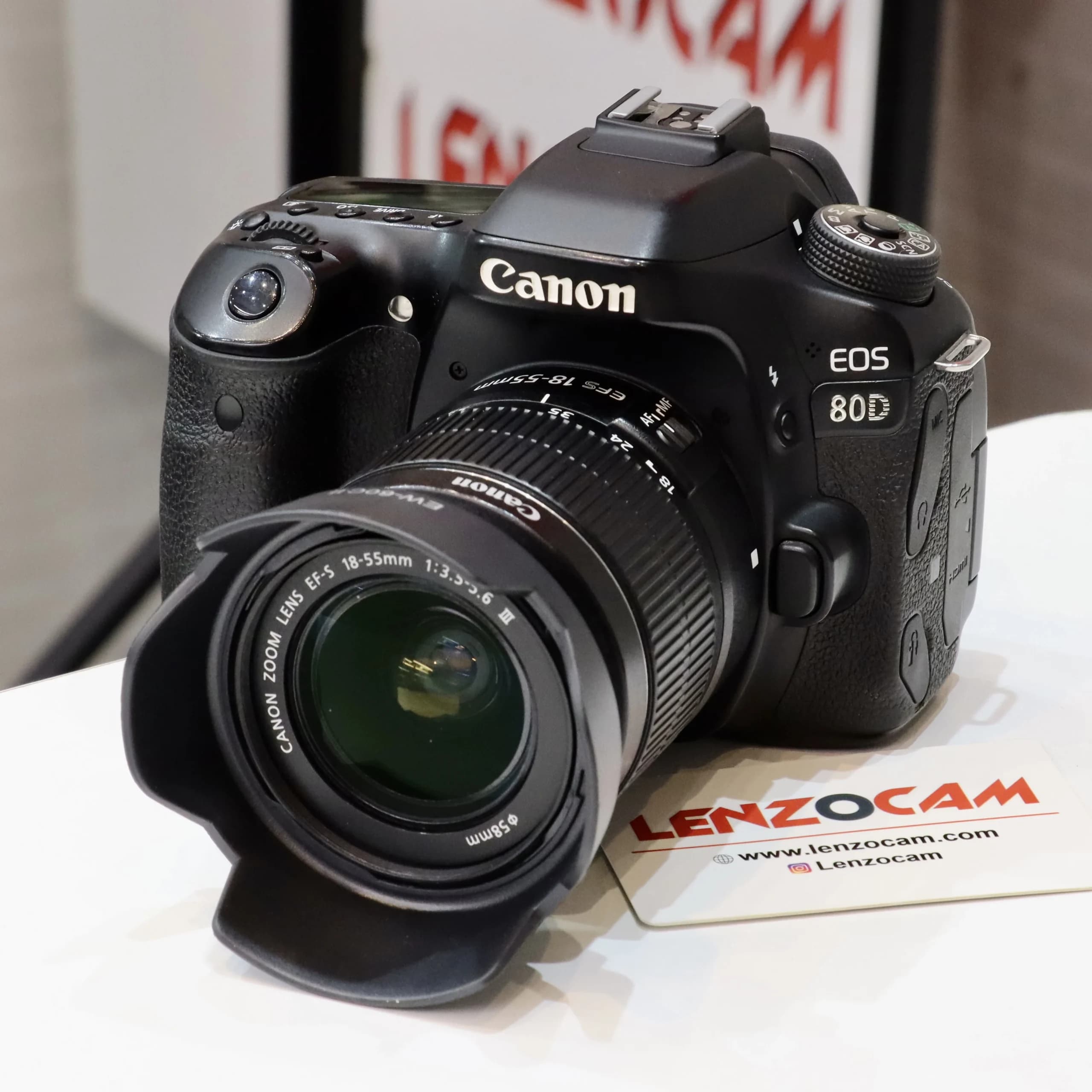 دوربین دست دوم كانن به همراه لنز Canon EOS 80D 18-55