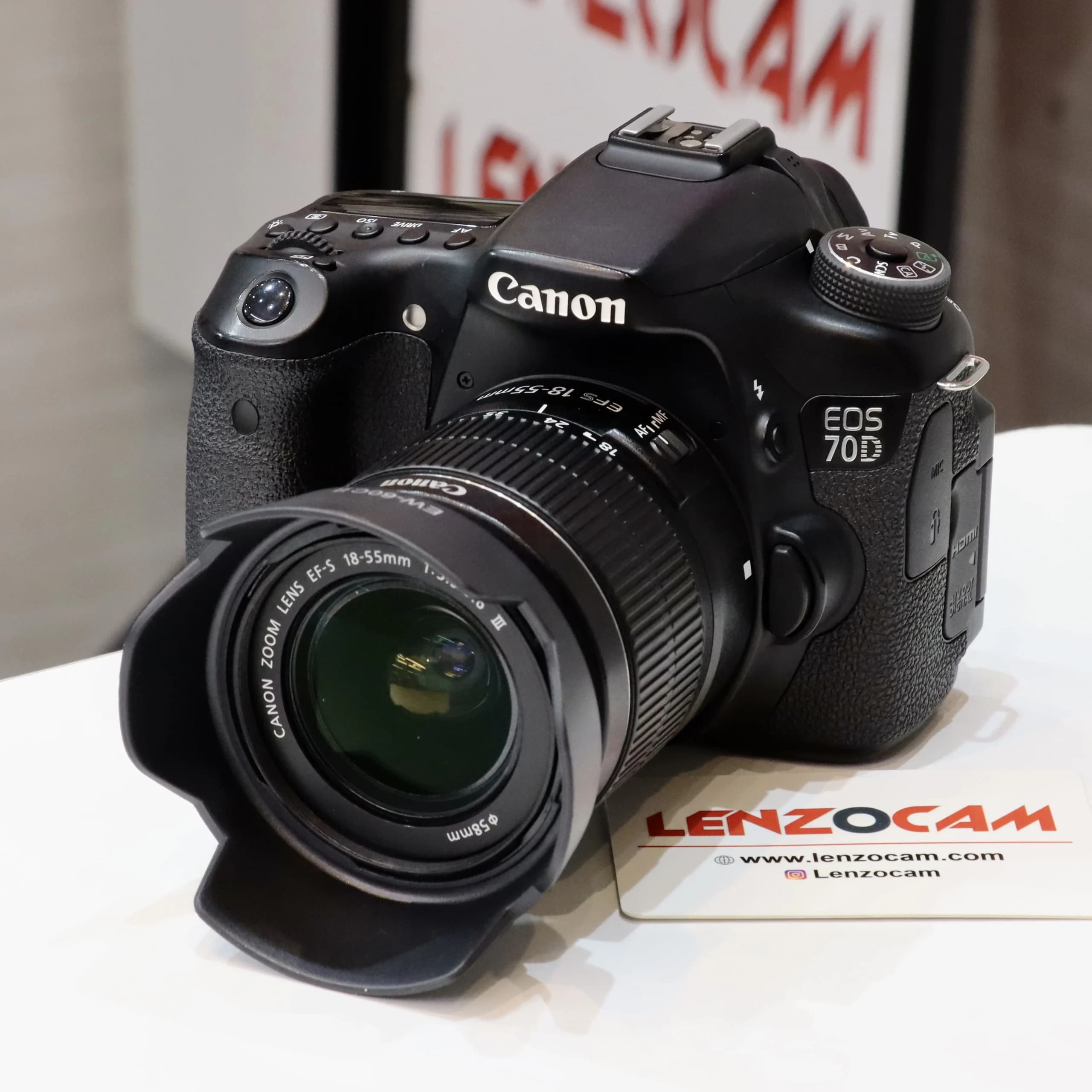 دوربین استوک كانن به همراه لنز Canon EOS 70D 18-55 — تصویر ۳
