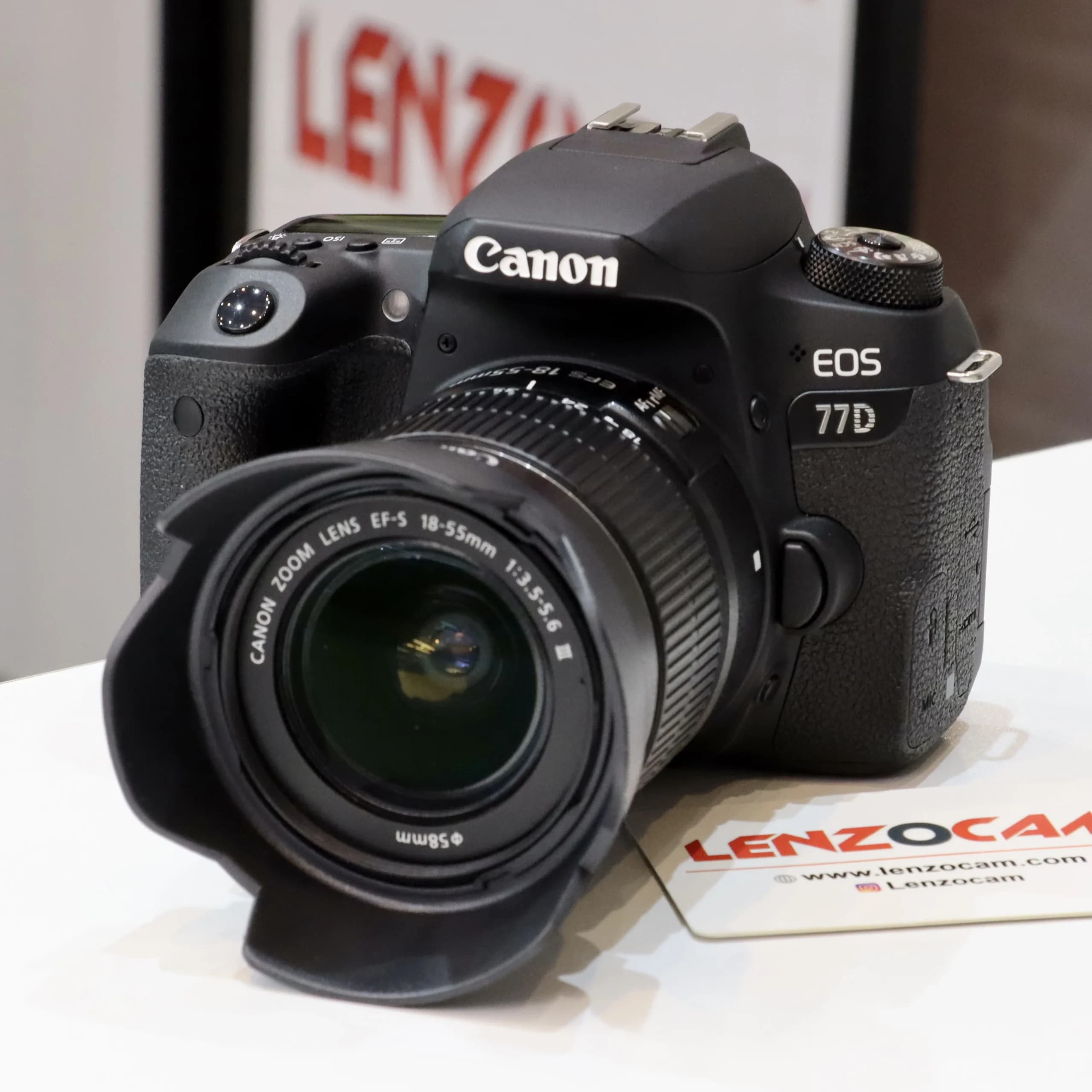 دوربین دست دوم كانن به همراه لنز Canon EOS 77D 18-55 — تصویر ۲