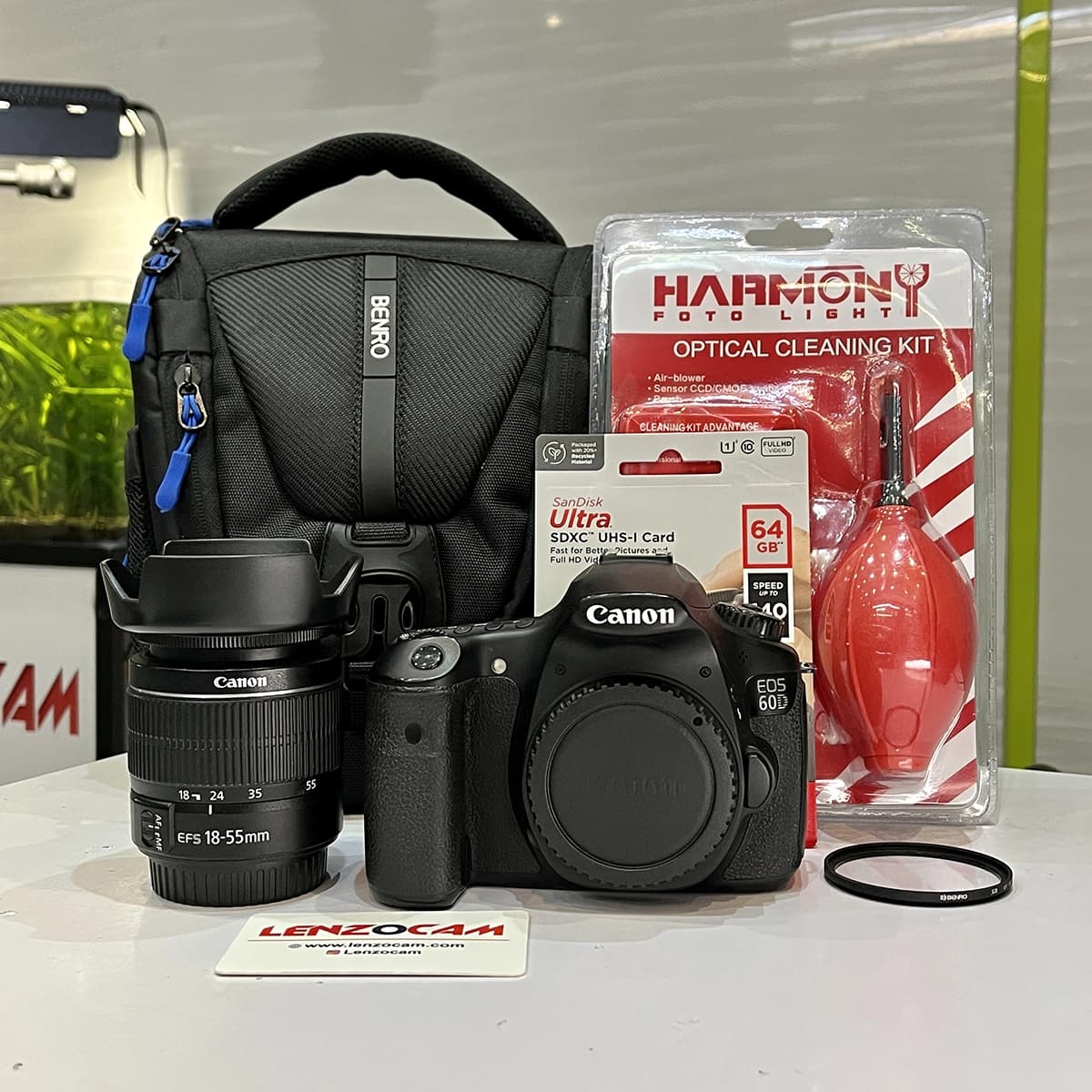 پکیج ویژه دوربین دست دوم کانن مدل Canon EOS 60D 18-55mm