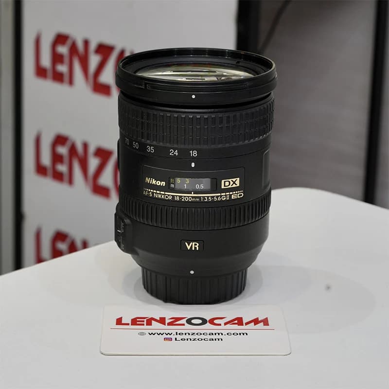 لنز دست دوم نیکون مدل Nikon 18-200mm GII VR — تصویر ۳