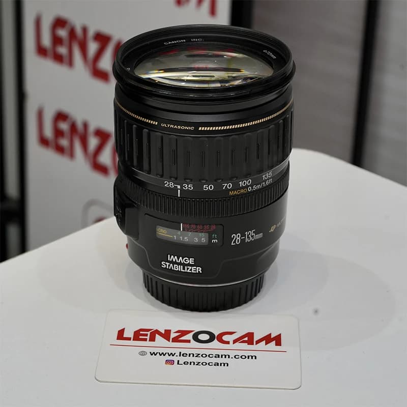 لنز دست دوم کانن مدل Canon 18-135mm usm — تصویر ۳