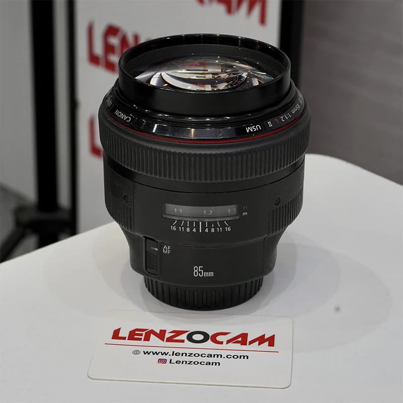 لنز دست دوم کانن مدل Canon 85mm f1.2 L II — تصویر ۲