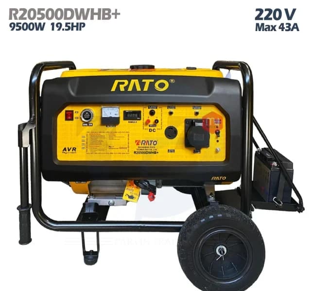 موتور برق بنزینی راتو 9.5 کیلووات مدل RATO R20500DWHB — تصویر ۹