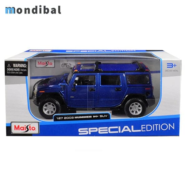 ماکت ماشین مایستو مدل هامر Hummer H2 SUV 2003 — تصویر ۶