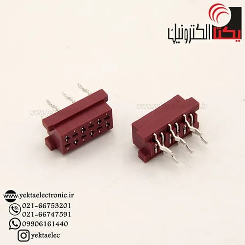 دیل سوکت قرمز 6 پین مادگی — تصویر ۲