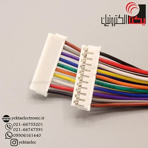 کانکتور Zh مادگی 10 پین سیم دار ( 1.5میلی متری )