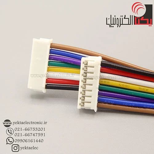 کانکتور Zh مادگی 8 پین سیم دار ( 1.5میلی متری )