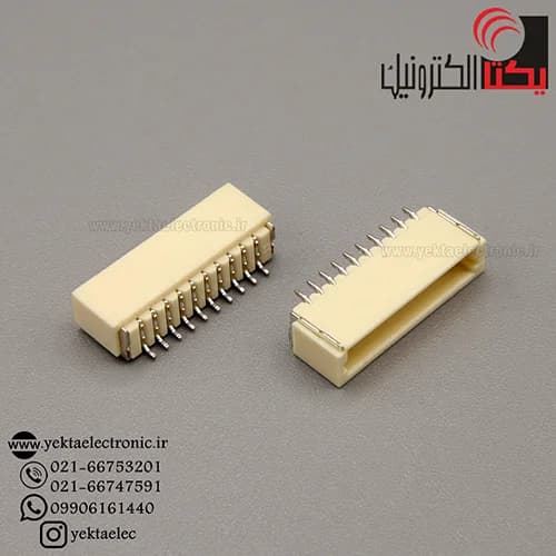 کانکتور SH نری 10 پین 1 میلی متری (SMD)