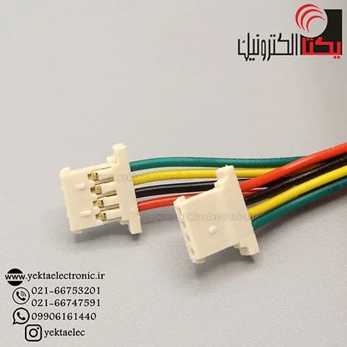 کانکتور FH مادگی 4 پین سیم دار لبه دار (1.25میلی متری) — تصویر ۲