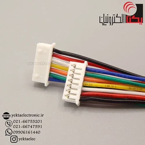 کانکتور FH مادگی 7 پین سیم دار (1.25میلی متری) — تصویر ۲