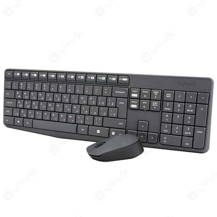 کیبورد و ماوس بی سیم لاجیتک MK235 با حروف فارسی — تصویر ۴