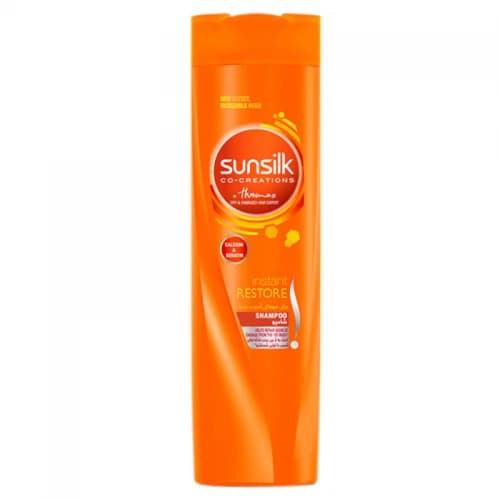 شامپو سان سیلک sunsilk مدل Instant Restore مناسب موهای آسیب دیده 350 میل