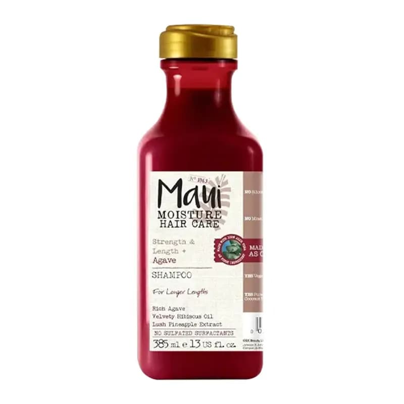 شامپو مائویی Maui روغن آگاوه موهای آسیب دیده مدل Strength Anti Breakage حجم 385 میل — تصویر ۶