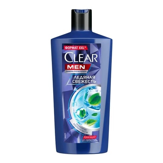 شامپو ضد شوره مردانه کلیر men anti dandruff خنک حاوی منتول حجم 650 میل