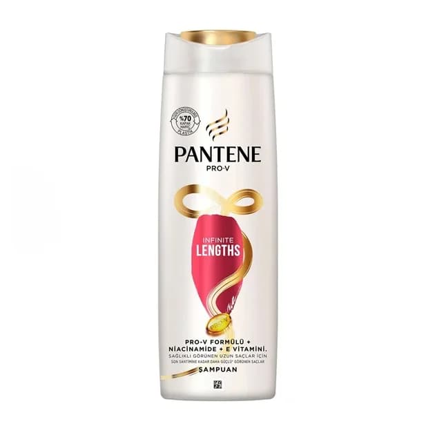 شامپو مو پنتن PANTENE مدل Infinite Lengths حجم 350 میلی لیتر — تصویر ۲