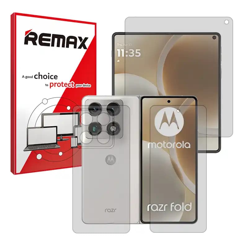 گلس مات موتورولا Razr Fold مدل هیدروژلی برند ریمکس