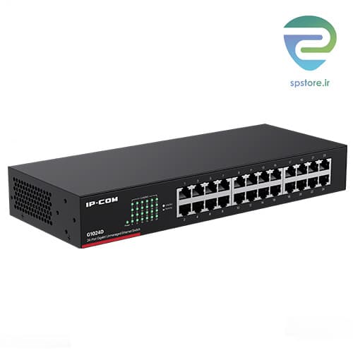 سوئیچ 24 پورت غیرمدیریتی آی پی کام مدل IP-COM Switch G1024D — تصویر ۸