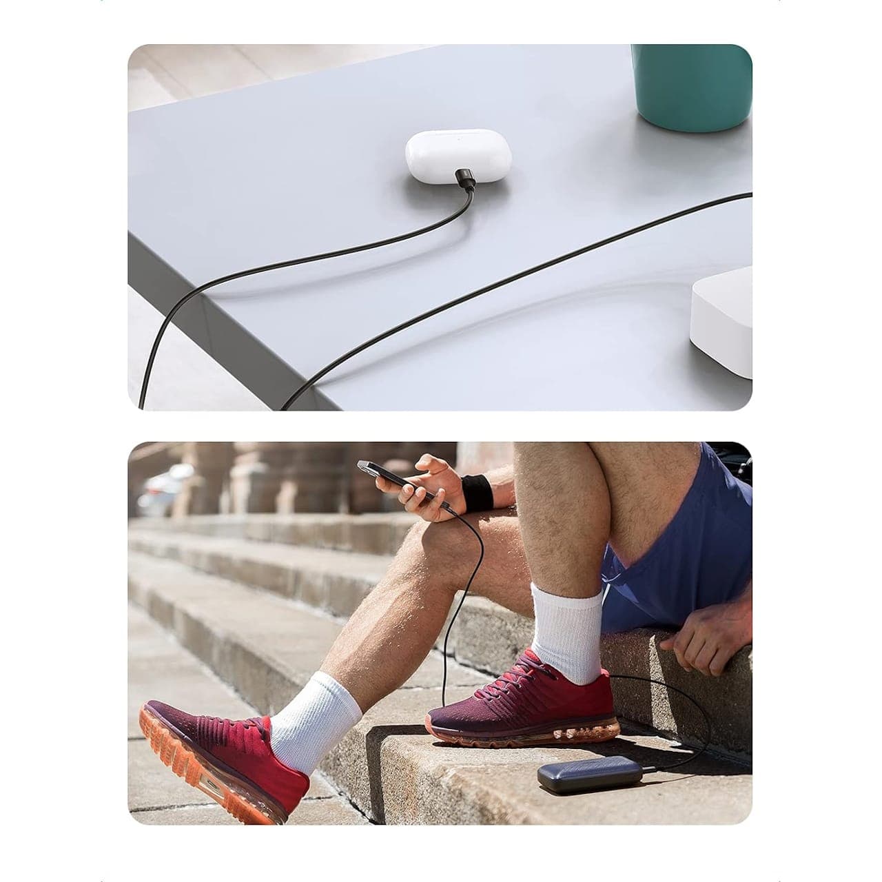 کابل تبدیل Lightning به USB-C یوگرین مدل US171-60751 طول 1 متر — تصویر ۸