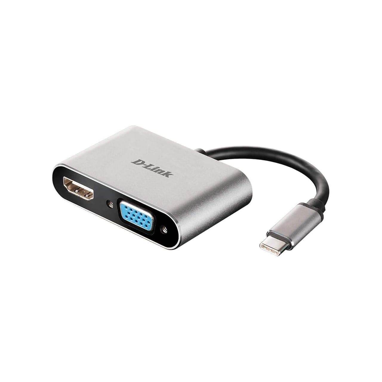 تبدیل USB-C به VGA و HDMI دی لینک مدل DUB-V210