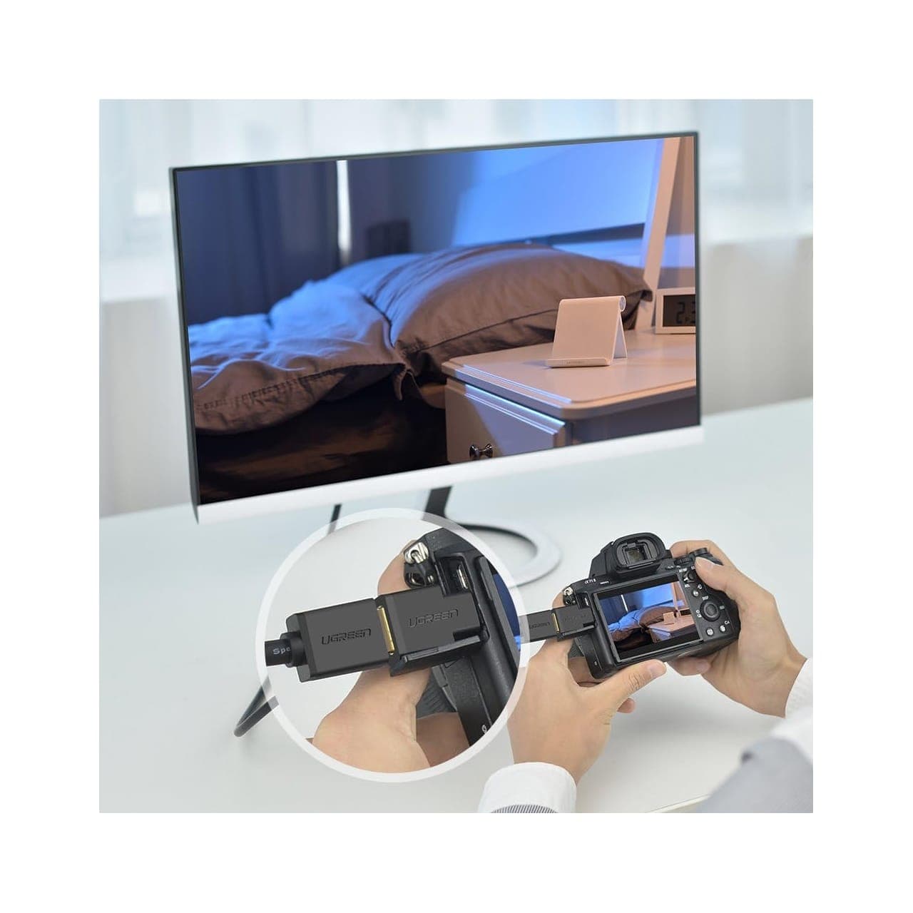 تبدیل Micro HDMI به HDMI یوگرین مدل 20106 — تصویر ۱۱