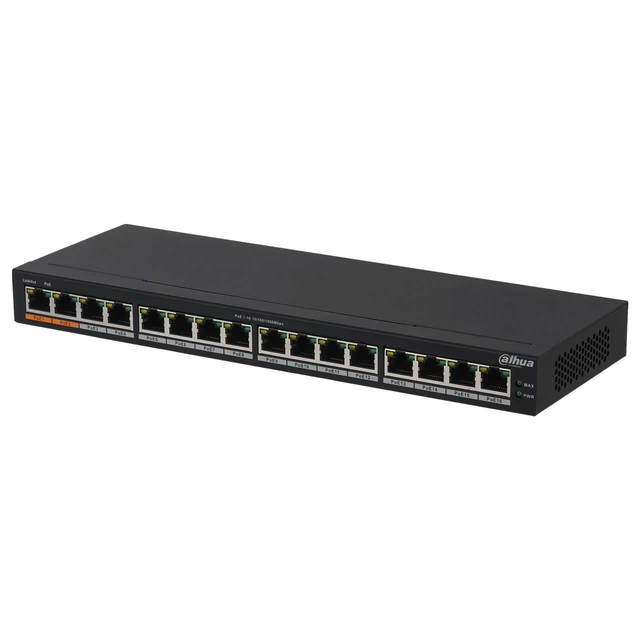 سوئیچ شبکه 16 پورت گیگابیتی داهوا Dahua DH-PFS3016-16GT-190 PoE — تصویر ۳