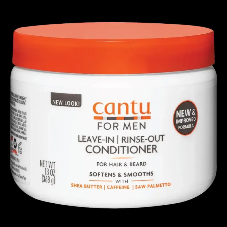 نرم کننده مو و ریش مردانه بعد از حمام کانتو حاوی کافئین ۳۷۰ گرم Cantu Mens Leave-in | Rinse Out Conditioner — تصویر ۵