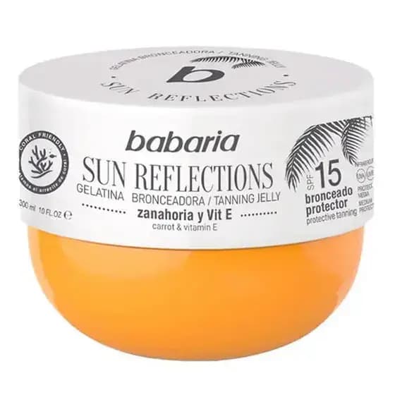 ژله برنزه کننده و محافظ باباریا با عصاره هویج ۳۰۰ میل Babaria Sun Reflections