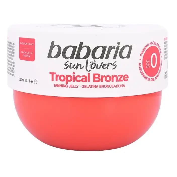 ژل برنزه کننده بدن باباریا بارایحه پشن فروت ۳۰۰ میل Babaria Tropical Bronze