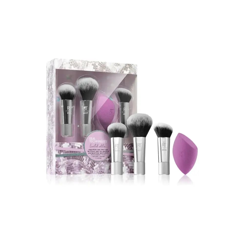 ست مینی براش و اسفنج پک مسافرتی ریل تکنیک 4 عددی Real Techniques Sparkle On-the-Go — تصویر ۵