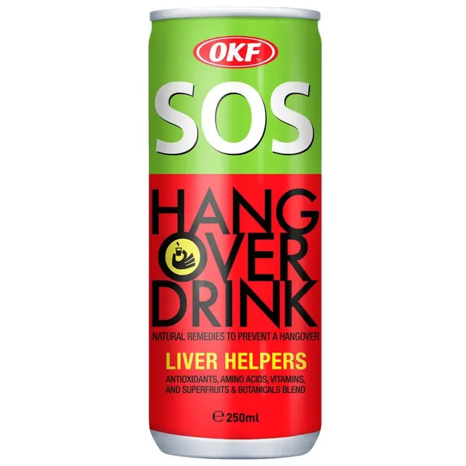 نوشیدنی انرژی زای اورژانسی محافظ و سم زدای کبد 250 میلی لیتر OKF SOS — تصویر ۴