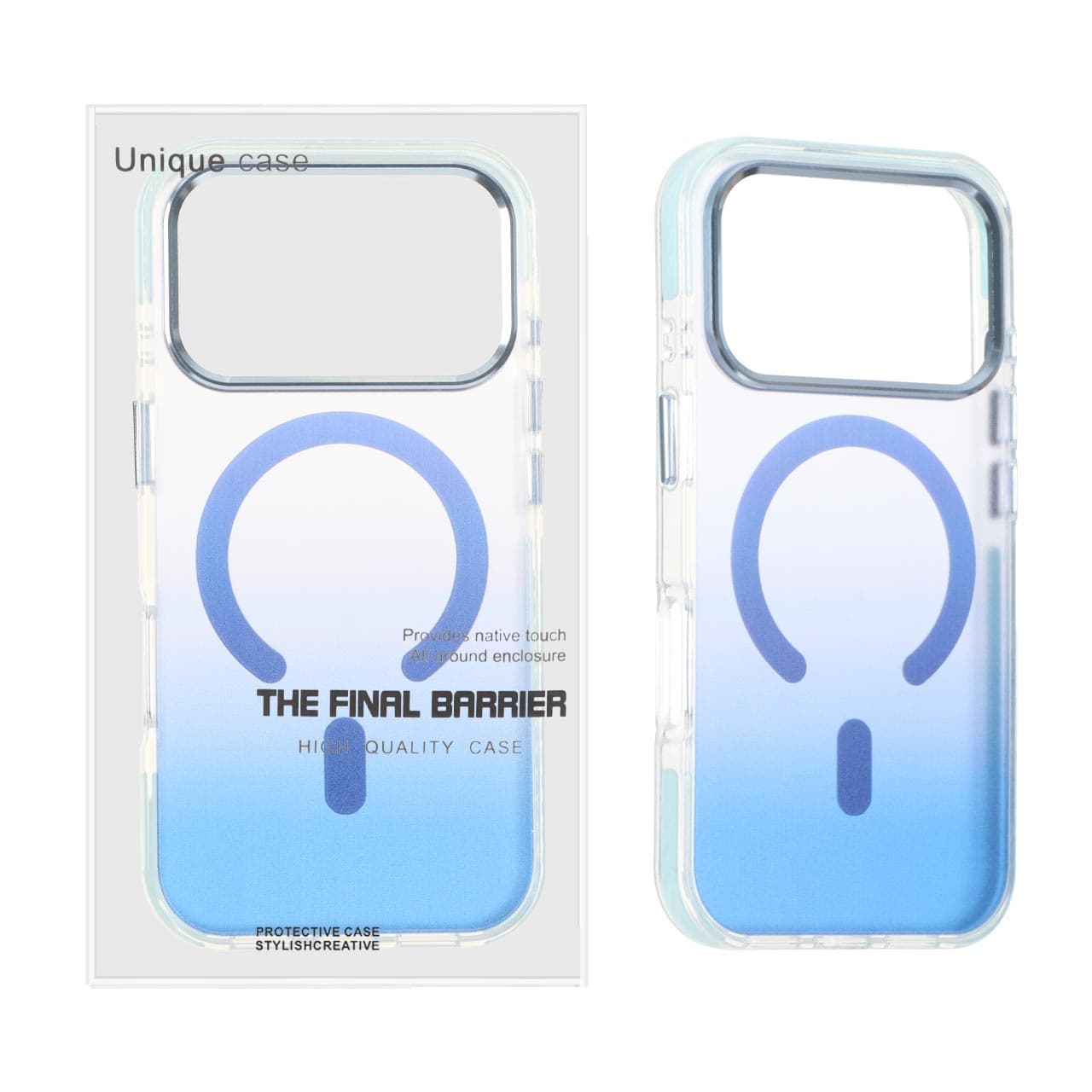 قاب اورجینال Unique Case مات MagSafe دور رنگی لنز آلومینیومی Apple iPhone 17 Pro Max / iPhone 18 Pro Max – سفید (پک دار) — تصویر ۴