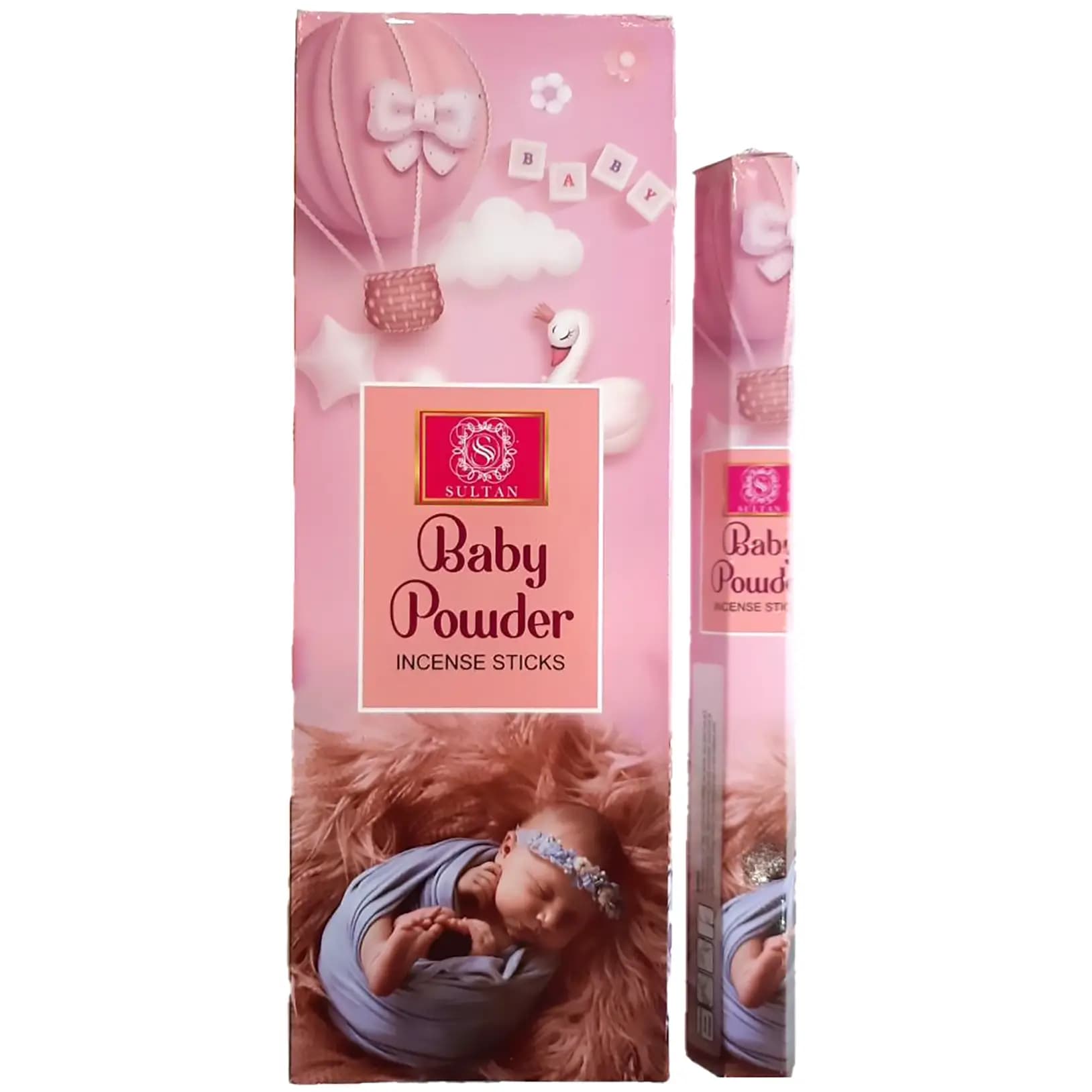 عود با رایحه پودر نوزاد – هندی اصل برند سلطان Baby Powder Incense Stick