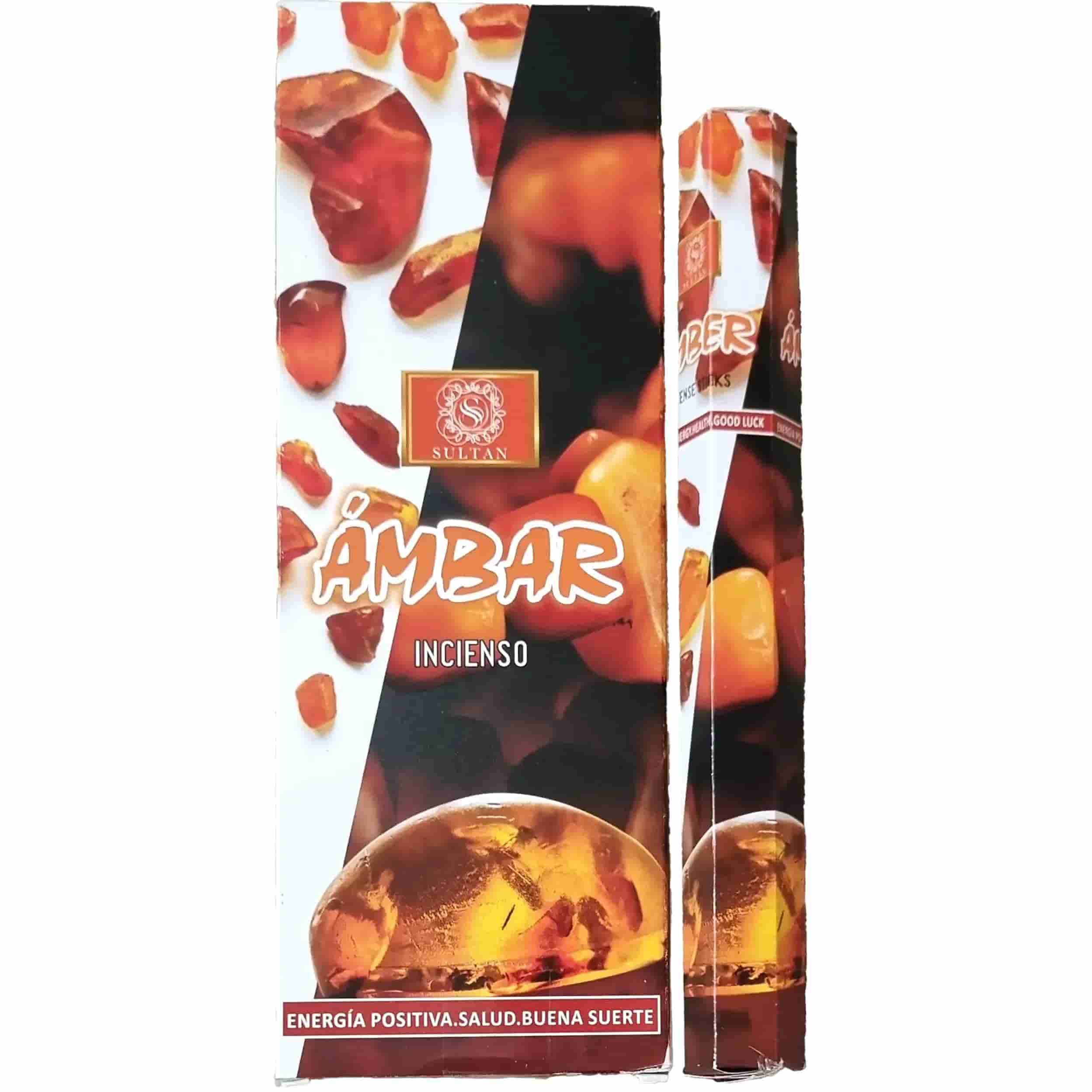 عود آمبر (کهربا) هندی اصل برند سلطان Amber Incense Stick