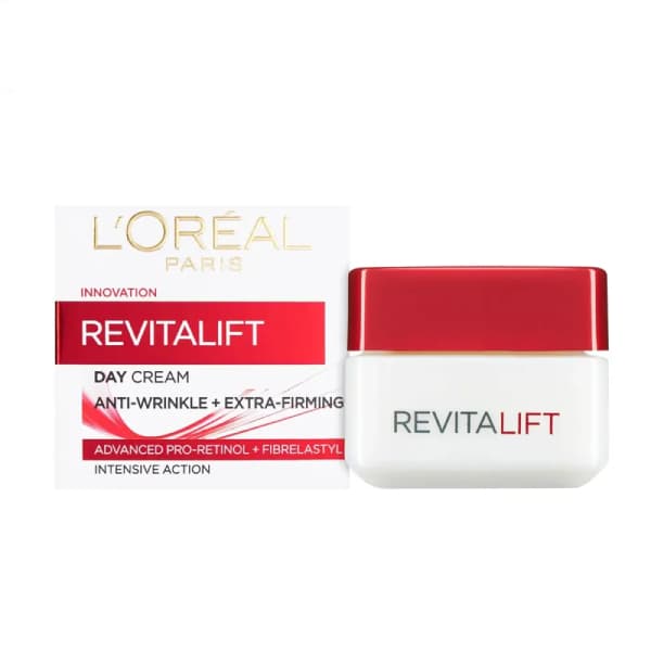 کرم ضد چروک و آبرسان روز لورآل رویتالیفت آلمانی 50میل L’oreal Revitalift Hydrating Day Cream — تصویر ۸
