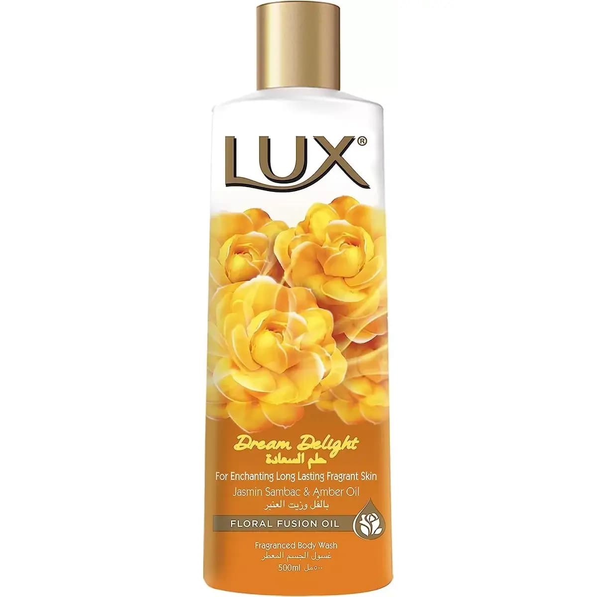 شامپو بدن لوکس با رایحه یاسمن مدل دریم دیلایت 500 میل Lux Dream Delight Body Wash — تصویر ۲