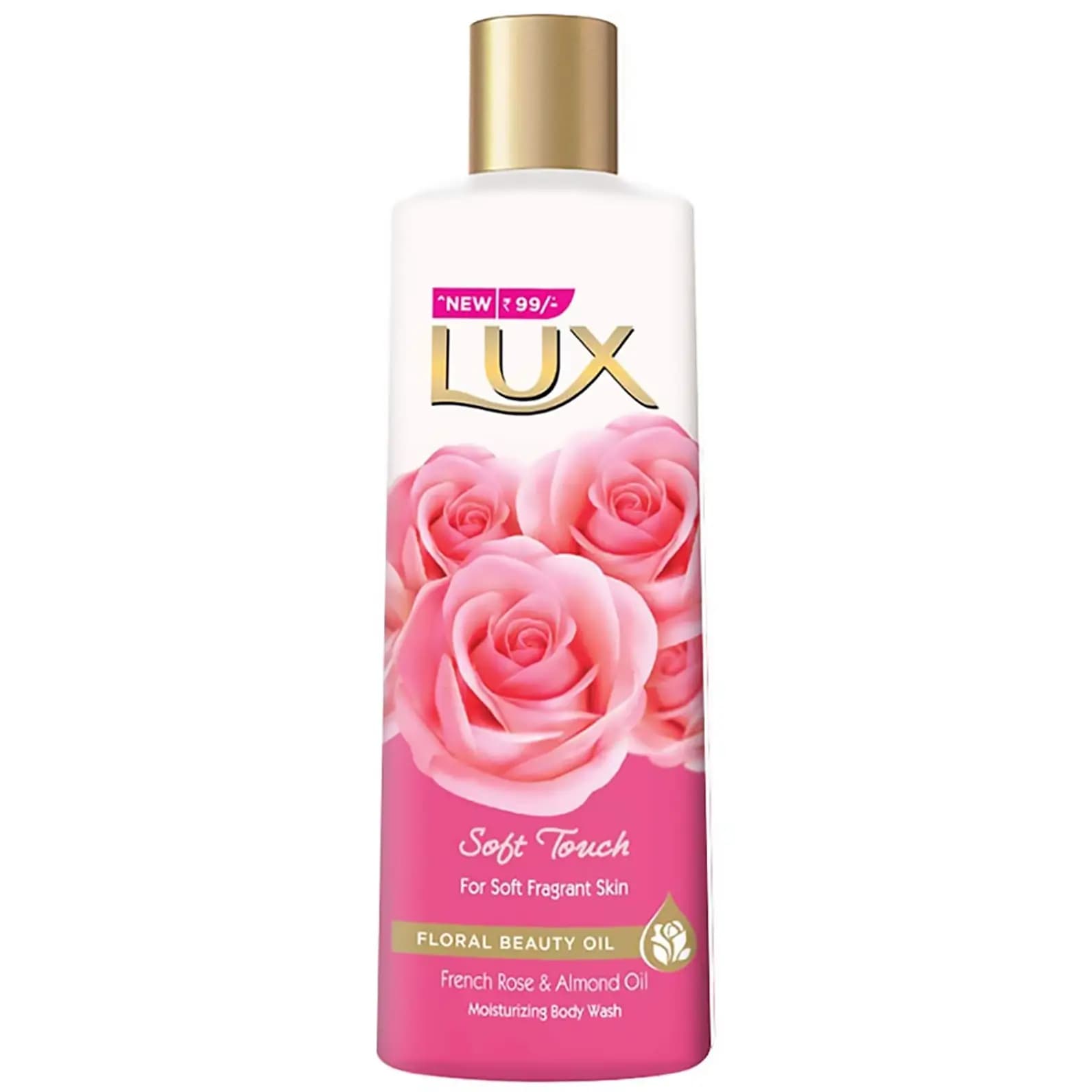 شامپو بدن لوکس با رایحه رز فرانسوی مدل سافت تاچ 500 میل Lux Soft Touch Body Wash — تصویر ۲