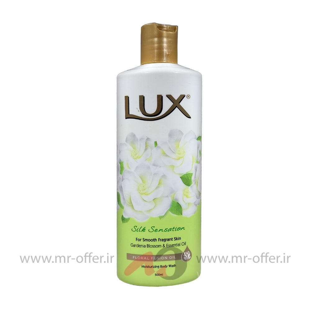 شامپو بدن لوکس با رایحه شکوفه مدل سیلک سنسیشن 500 میل Lux Silk Sensation Body Wash — تصویر ۳